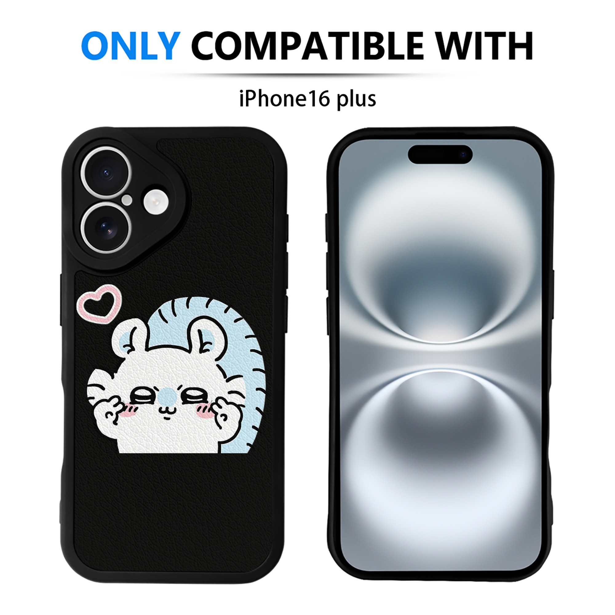 （画像用） ちいかわ モモンガ Chii-kawa Momonga 【iPhone 16シリーズ対応】シリコンスマホケース（レザー調） 材質：シリコン
